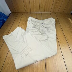 Condor Outdoor Tactical Cargo Pants Khaki Tan Ripstop Mens 40x32 D-Ring Utility